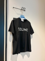 Áo Thun Celine Loose Cotton (Black) [Mirror Quality]