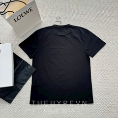 Áo Thun Loewe Relaxed Rainbow Embroidered Logo (Black) [Mirror Quality]