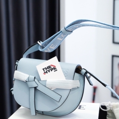 Túi Loewe Mini Gate Dual (Blue) [Mirror Quality]