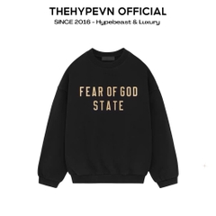 ÁO SWEATER FOG JERSEY CREWNECK STATE 2024 (BLACK)
