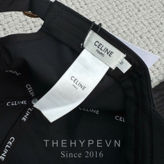 CELINE CAP- Mũ Lưỡi Trai Celine Logo Thêu (Black) [MIRROR QUALITY]