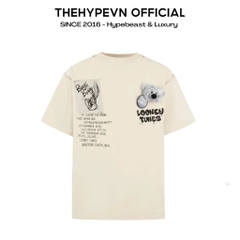 Áo 13De Marzo x LOONEY TUNES Bugs Bunny Sketch Moonbeam (Cream) Best Quality