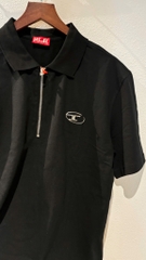 Áo Polo Diesel Zipped (Black) [Mirror Quality]