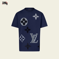 ÁO THUN LOUIS VUITTON BIG MONOGRAM (NAVY)