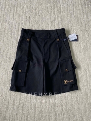 Quần Shorts Louis Vuitton Lovers motif with rivets ( Black )