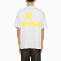 Áo Thun Balenciaga Tape Type Logo Printed (White) [MIRROR QUALITY]