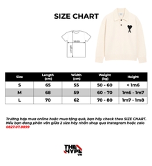 ÁO SWEATER AMI PARIS WOOL POLO (CREAM)