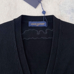 ÁO CARDIGAN LOUIS VUITTON LV WOOL MAN (BLACK)
