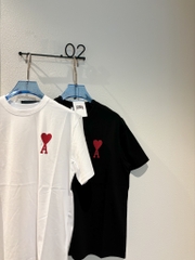 ÁO PHÔNG AMI PARIS BIG HEART LOGO TEE (WHITE)