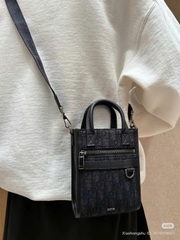 Túi Dior Safari North-South Mini Tote Bag (Black)