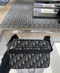 Túi Dior Safari Bag With Strap Oblique Jacquard (Beige) [Mirror Quality]