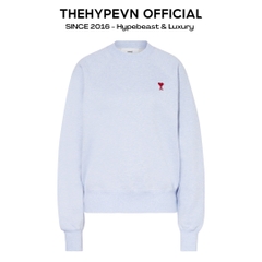 ÁO SWEATER AMI PARIS SWEATSHIRT HEART (BLUE)