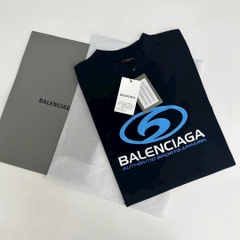 Áo Thun Balenciaga BLCG Surfer Cracked Vintage cotton (Black) [Mirror Quality]