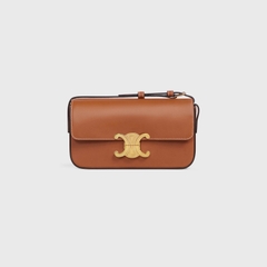 CELINE BAG - Túi Celine Classique Triomphe Shiny Calfskin (Tan) [MIRROR QUALITY]