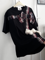 Áo Thun 13De Marzo Bear Gift Bow (Black) Best Quality