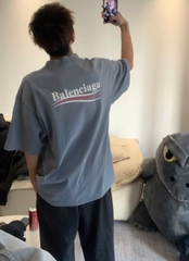 ÁO THUN BALENCIAGA BLCG INSIDE OUT WAVE (BLUE)