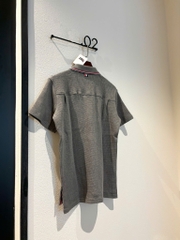Áo Polo Thom Browne TB Textured Cotton (Grey) [Mirror Quality]