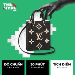LOUIS VUITTON BAG - Túi LV Petit Sac Plat Monogram Emprein Leather (BLACK) [Mirror Quality]