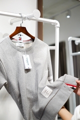 THOM BROWNE SWEATER - Áo tay dài Thom Browne (Grey) [Mirror Quality]