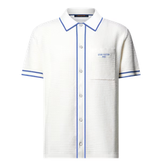 ÁO POLO LOUIS VUITTON BLUE LINE (WHITE)