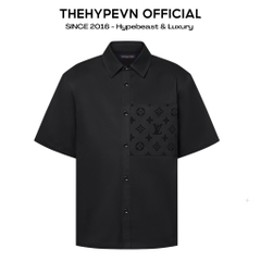 ÁO SƠ MI LOUIS VUITTON LV WORKWEAR FLOCKING JACKET (BLACK)