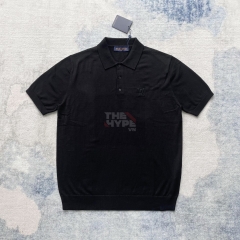 Áo Polo Louis Vuitton LV Cashmere And Cotton Blend (Black) [Mirror Quality]