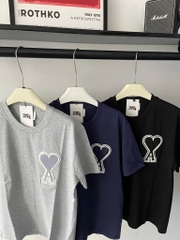 ÁO THUN AMI PARIS HEART EXCLUSIVE (NAVY)