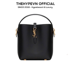 TÚI SAINT LAURENT YSL LE 37 SHINY LEATHER (BLACK)