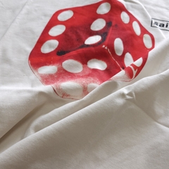 Áo Thun Saint Michael Dice (Cream) [Mirror Quality]