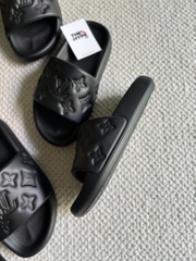 SLIDE LOUIS VUITTON LV WATERFRONT MULE (BLACK)