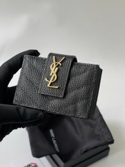VÍ ĐỰNG THẺ SAINT LAURENT YSL CASSANDRE MATELASSE (BLACK)