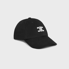 CELINE-CAP MŨ LƯỠI TRAI BIG LOGO (BLACK)