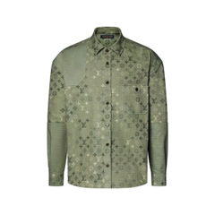 ÁO SƠ MI  LOUIS VUITTON MONOGRAM (DARK GREEN)