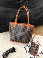 Túi Goyard Artois PM (Black & Tan) [Mirror Quality]