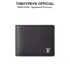 VÍ NGẮN LOUIS VUITTON LV TAIGA (BLACK)