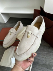 GIÀY LOAFER LORO PIANA SUMMER CHARMS (CREAM)