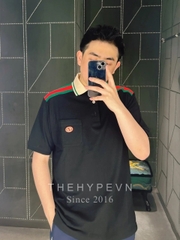 Áo Polo Gucci GC Cruise Retro GG SS24 (Black) [Mirror Quality]