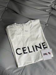 Áo Thun Celine Loose Cotton (White) [Mirror Quality]