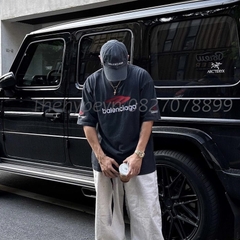 Áo Thun Balenciaga BLCG embroidered Logo 3B (Black) [Mirror Quality]