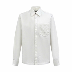 ÁO SƠ MI LOUIS VUITTON POCKET (WHITE)