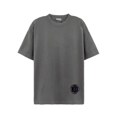 Áo Thun Dior Cannage Ecru Couter (Grey) [Mirror Quality]
