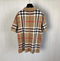 Áo Polo Burberry BBR Check Cotton Jacquard (Archive Beige) [Mirror Quality]