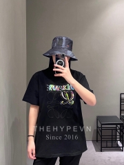 Áo Thun Loewe Glitch Cotton (Black) [Mirror Quality]