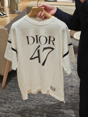 Áo Thun Dior 47 Label SS2024 (White) [Mirror Quality]