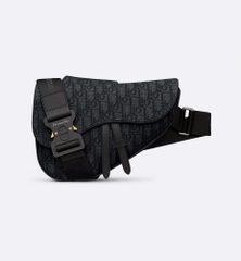 Túi Dior Saddle Bag Black Oblique Jacquard (Black) [Mirror Quality]