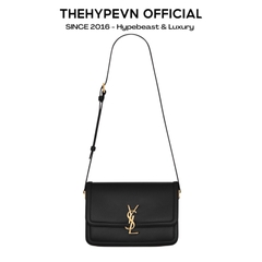 TÚI SAINT LAURENT YSL SOLFERINO SMALL SATCHEL (BLACK)