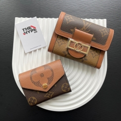Ví Ngắn Louis Vuitton Zoé Giant Monogram (Grey) [Mirror Quality]