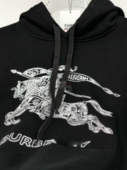 Áo Hoodie Burberry BBR Drake (Black) [Mirror Quality]