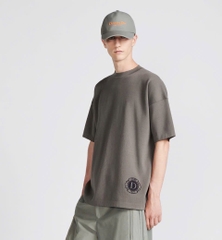 Áo Thun Dior Cannage Ecru Couter (Grey) [Mirror Quality]