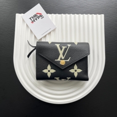Ví Ngắn Louis Vuitton Victorine Empreinte (BLACK) [Mirror Quality]
